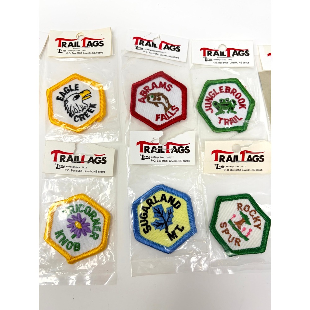 Vintage Trail Tags Great Smoky Mountains National Park Patches + More Lot of 10 - Picture 3 of 5
